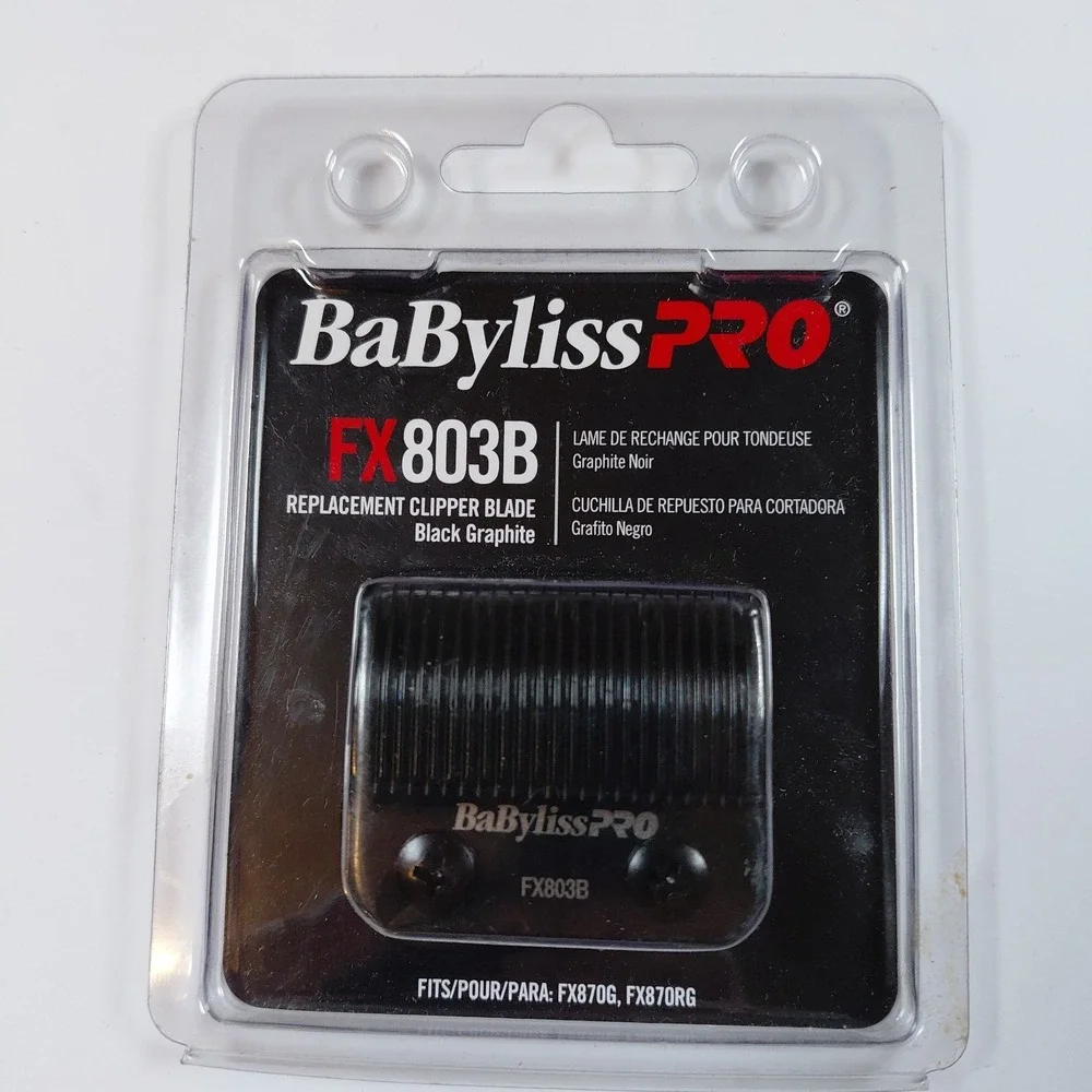 BaBylissPRO Black Graphite Replacement Taper Clipper Blade FX803B NEW